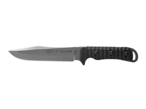 TOPS Apache Dawn Rockies Fixed Blade Tactical Knife 6.75″ Clip Point 1095 Carbon Blade Polymer G-10 Handle Black For Sale