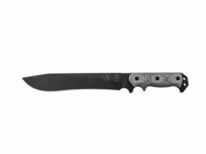 TOPS Knives Armageddon Fixed Blade Knife 10.63″ 1095 High Carbon Alloy Blade Linen Micarta Handle Black For Sale