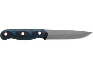 TOPS Knives Dicer 4 Steak Fixed Blade Knife 4.38″ Drop Point CPM S35VN Tumble Blade G-10 Handle Black/Blue For Sale