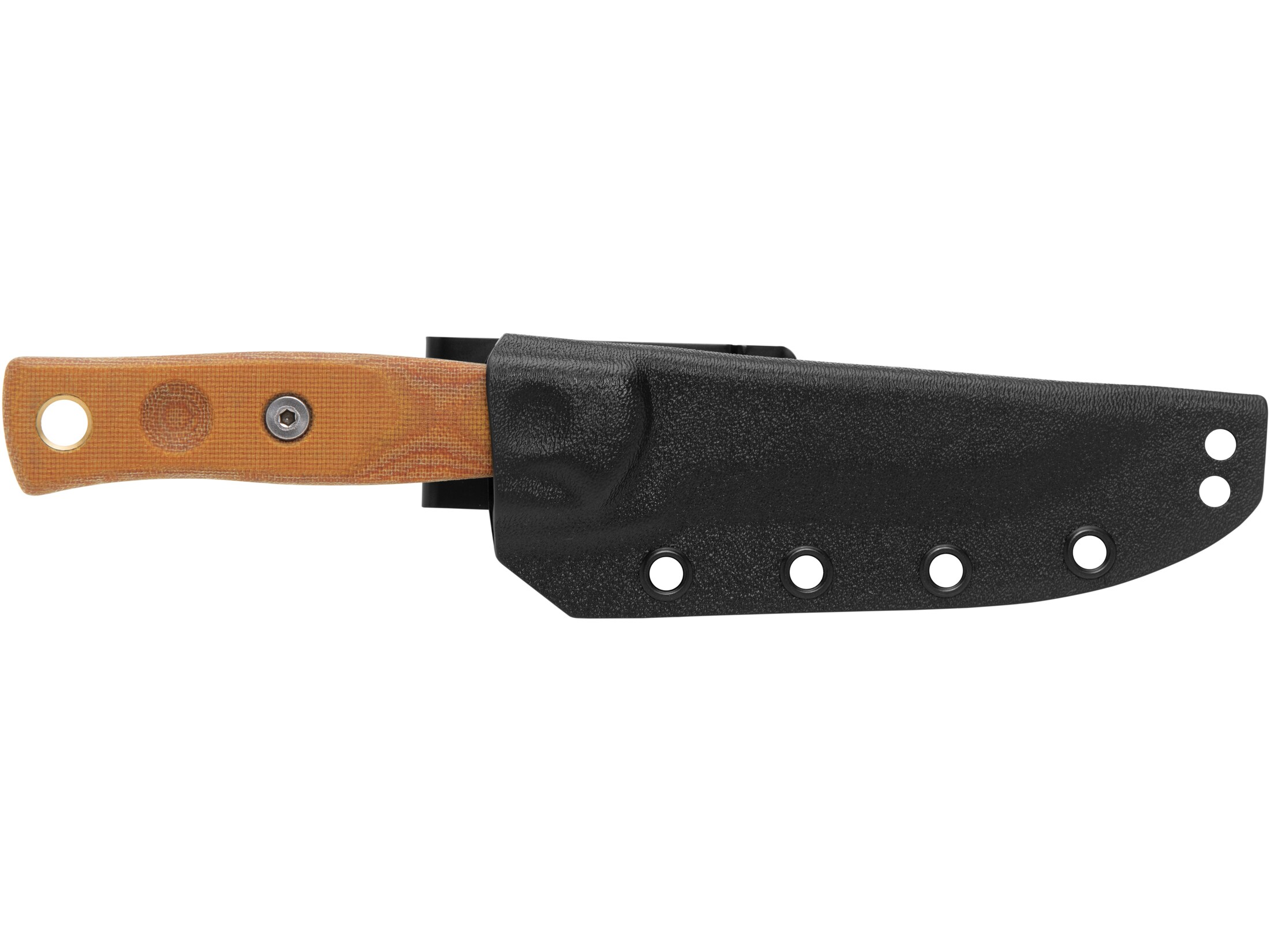 TOPS Knives Fieldcraft 3.5 Fixed Blade Knife 3.75″ Drop Point 1095 Steel Blade Canvas Micarta Handle Tan For Sale