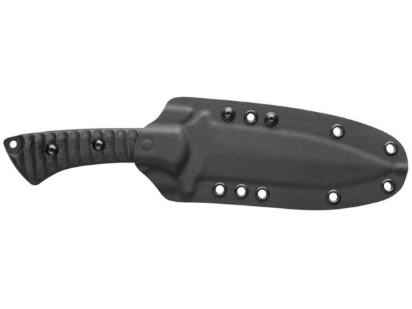 TOPS Knives Szabo Express Fixed Blade Knife 5.63″ Spear Point 1095 Carbon Black Cerakote Blade Canvas Micarta Handle Black For Sale