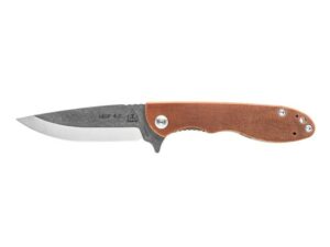 TOPS Mini Scandi 4.0 Folding Knife 3.25″ Drop Point N690Co Steel Blade Canvas Micarta Handle Tan For Sale