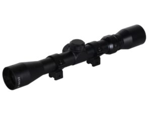 TRUGLO TruShot Rifle Scope 3-9x 32mm Duplex Reticle with Weaver-Style Rings For Sale
