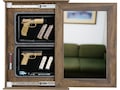 Tactical Walls 1420 Sliding Mirror Bundle with Wall Insert For Sale
