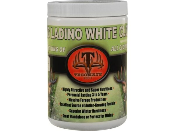 Tecomate King Ladino White Clover Pounder Perennial Food Plot Seed 1 lb For Sale