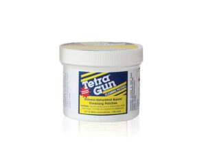 Tetra Gun Carbon Cleaner Pre-Soaked 2-1/2″ Patches Package of 100 For Sale