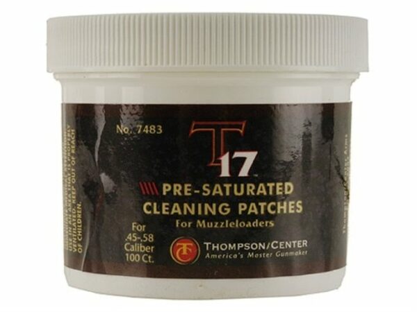 Thompson Center T17 Black Powder Cleaning Patches For Sale