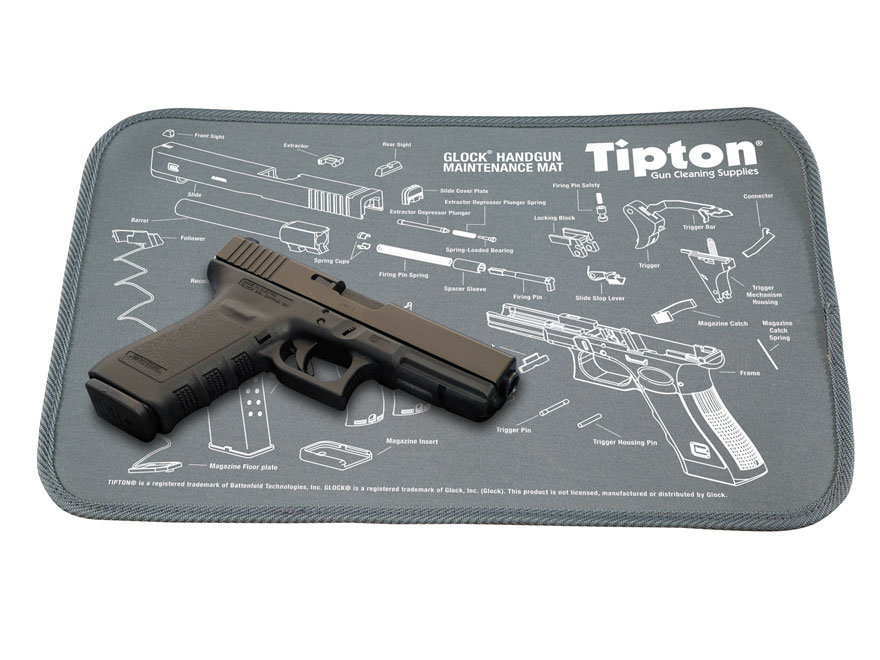 Tipton Gun Cleaning and Maintenance Mat 11″ x 17″ Gray For Sale