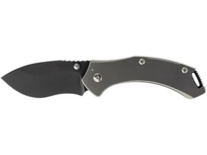 Toor Knives XT1 Alpha Folding Knife 3.25″ Drop Point CPM S35VN Black Blade Titanium Handle Gray For Sale