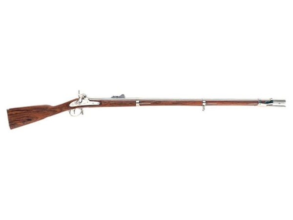 Traditions 1842 Springfield Musket Muzzleloading Rifle 69 Caliber Percussion Rifled 42″ Barrel Hardwood Stock For Sale