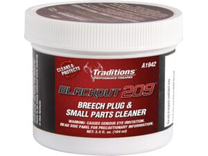 Traditions Blackout 209 Breech Plug and Small Parts Cleaner 3.5 oz For Sale
