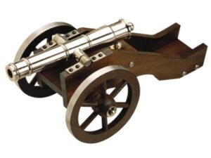 Traditions Mini Yorktown Black Powder Cannon 50 Caliber 7.375″ Nickel Barrel Hardoods Carriage For Sale