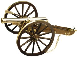 Traditions Napoleon III Black Powder Cannon 69 Caliber 14.5″ Gold Barrel Hardwoods Carriage For Sale