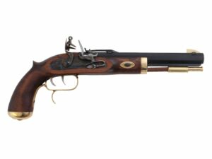 Traditions Trapper Muzzleloading Pistol 50 Caliber Flint 9.75″ Blued Barrel Select Hardwood Stock For Sale