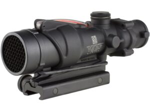 Trijicon ACOG TA31RCO BAC Rifle Scope 4x 32mm A4 Military Version Dual-Illuminated Red Chevron 223 RemingtonReticle with TA51 Flattop Mount Matte For Sale