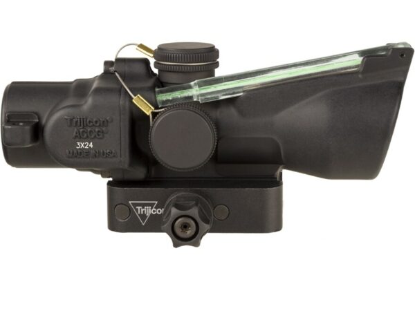Trijicon ACOG TA50 Compact Rifle Scope 3x 24mm Dual-Illuminated Reticle Q-LOC Mount Matte For Sale