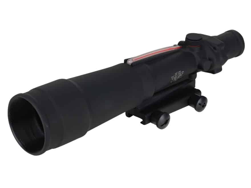 Trijicon ACOG TA55 BAC Rifle Scope 5.5x 50mm Dual-Illuminated Red Chevron Reticle with TA51 Flattop Mount For Sale