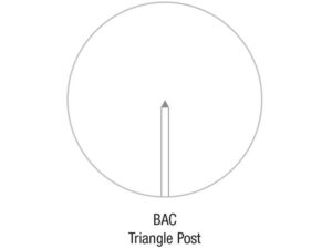 Trijicon AccuPoint Rifle Scope 30mm Tube 4-16x 50mm Dual-Illuminated Red BAC Triangle Post Reticle Satin For Sale