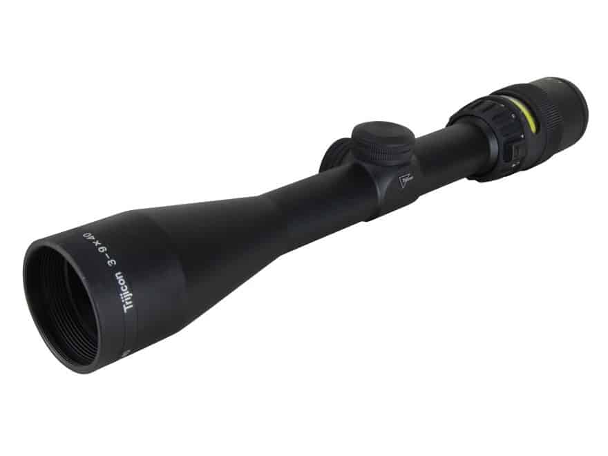 Trijicon AccuPoint TR20-1 Rifle Scope 3-9x 40mm Dual-Illuminated Duplex with Amber Dot Reticle Matte For Sale