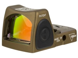 Trijicon RMR HRS Type 2 Reflex Red Dot Sight Adjustable LED 3.25 MOA Red Dot Hard Anodized Coyote Brown For Sale