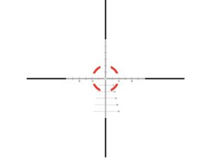 Trijicon SCO VCOG Rifle Scope 30mm Tube 1-8x 28mm First Focal Illuminated Red MRAD Tree Reticle with Integral LaRue LT799 Mount Matte For Sale