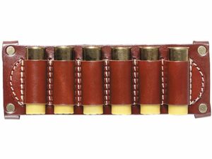 Triple K 71 12 Gauge Shot Shell Belt Slide Ammunition Carrier Leather Walnut Oil For Sale