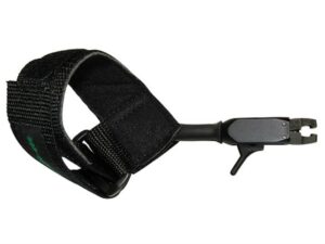 Tru-Fire Patriot Junior Youth Bow Release Hook-&-Loop Fastener Wrist Strap Black For Sale
