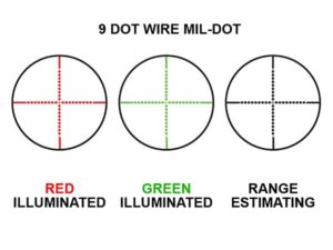 UTG AccuShot SWAT Rifle Scope 30mm Tube 3-12x 44mm Illuminated Mil-Dot Reticle Matte For Sale