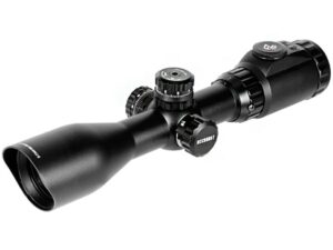 UTG Scout Scope 30mm 2-7x 44mm Side Focus Zero Lock 36 Color Illuminated Mil-Dot Reticle with Max Strength Rings Matte For Sale