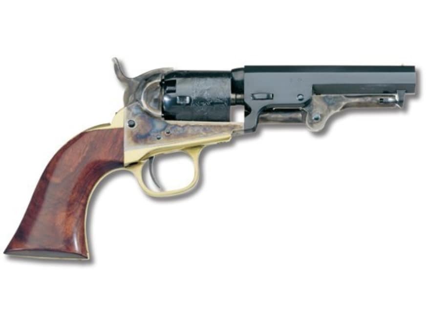 Uberti 1849 Pocket Black Powder Revolver 31 Caliber 4″ Barrel Steel Frame Blue For Sale