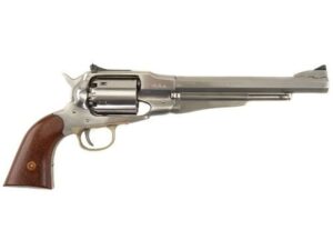 Uberti 1858 Remington Black Powder Revolver 44 Caliber 8″ Barrel Adjustable Sights Stainless Steel Frame For Sale