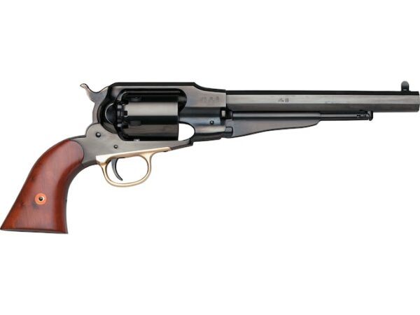 Uberti 1858 Remington New Model Navy Black Powder Revolver 36 Caliber 7-3/8″ Barrel Steel Frame Blue For Sale