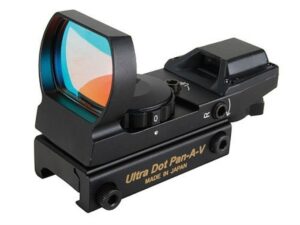 UltraDot Pan-A-V Reflex Red Dot Sight 1x 33mm 4 Reticle with Integral Weaver-Style Base Matte – Blemished For Sale