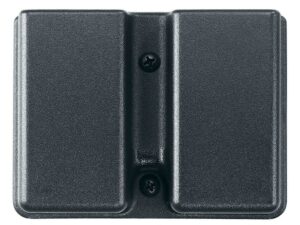 Uncle Mike’s Double Magazine Belt Pouch for Single Stack Magazine Kydex Black For Sale