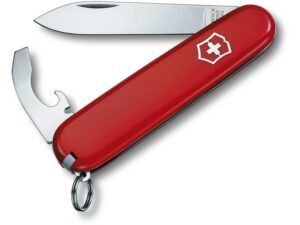Victorinox Swiss Army Bantam Folding Pocket Knife Stainless Steel Blade Polymer Handle Red For Sale