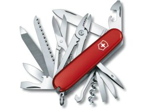 Victorinox Swiss Army Handyman Folding Pocket Knife Stainless Steel Blade Polymer Handle Red For Sale