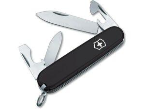 Victorinox Swiss Army Recruit Folding Pocket Knife Stainless Steel Blade Polymer Handle For Sale