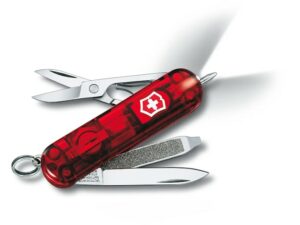 Victorinox Swiss Army Signature Lite Folding Pocket Knife Stainless Steel Blade Polymer Handle For Sale