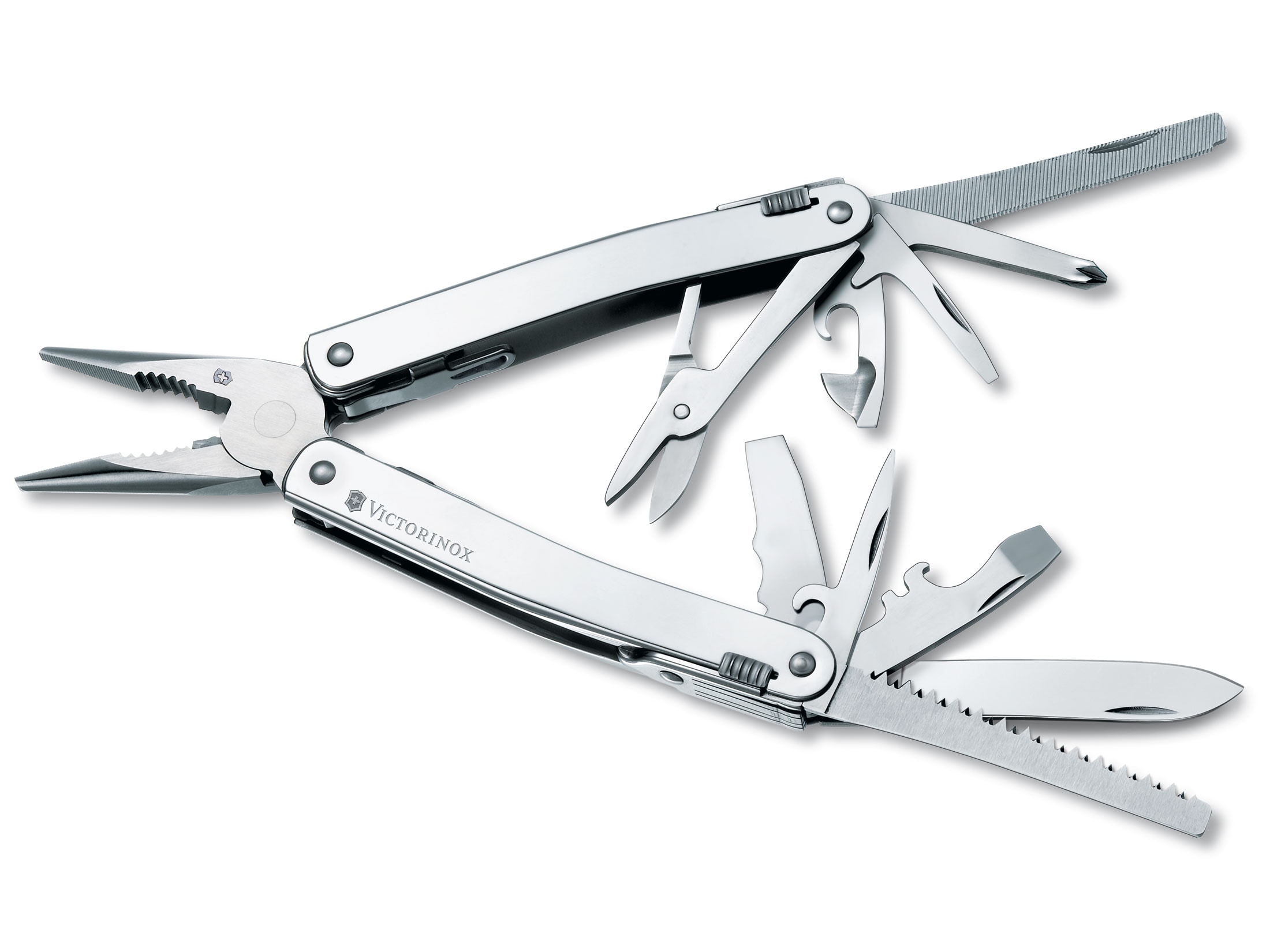 Victorinox Swiss Army SwissTool Spirit X Multi-Tool 27 Function Stainless Steel Stainless For Sale