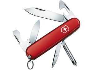 Victorinox Swiss Army Tinker Small Folding Pocket Knife Stainless Steel Blade Polymer Handle Red For Sale