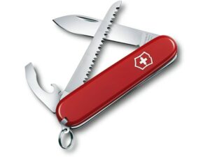 Victorinox Swiss Army Walker Folding Pocket Knife Stainless Steel Blade Polymer Handle Red For Sale