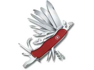 Victorinox Swiss Army Work Champ XL Folding Pocket Knife Stainless Steel Blade Polymer Handle Red For Sale