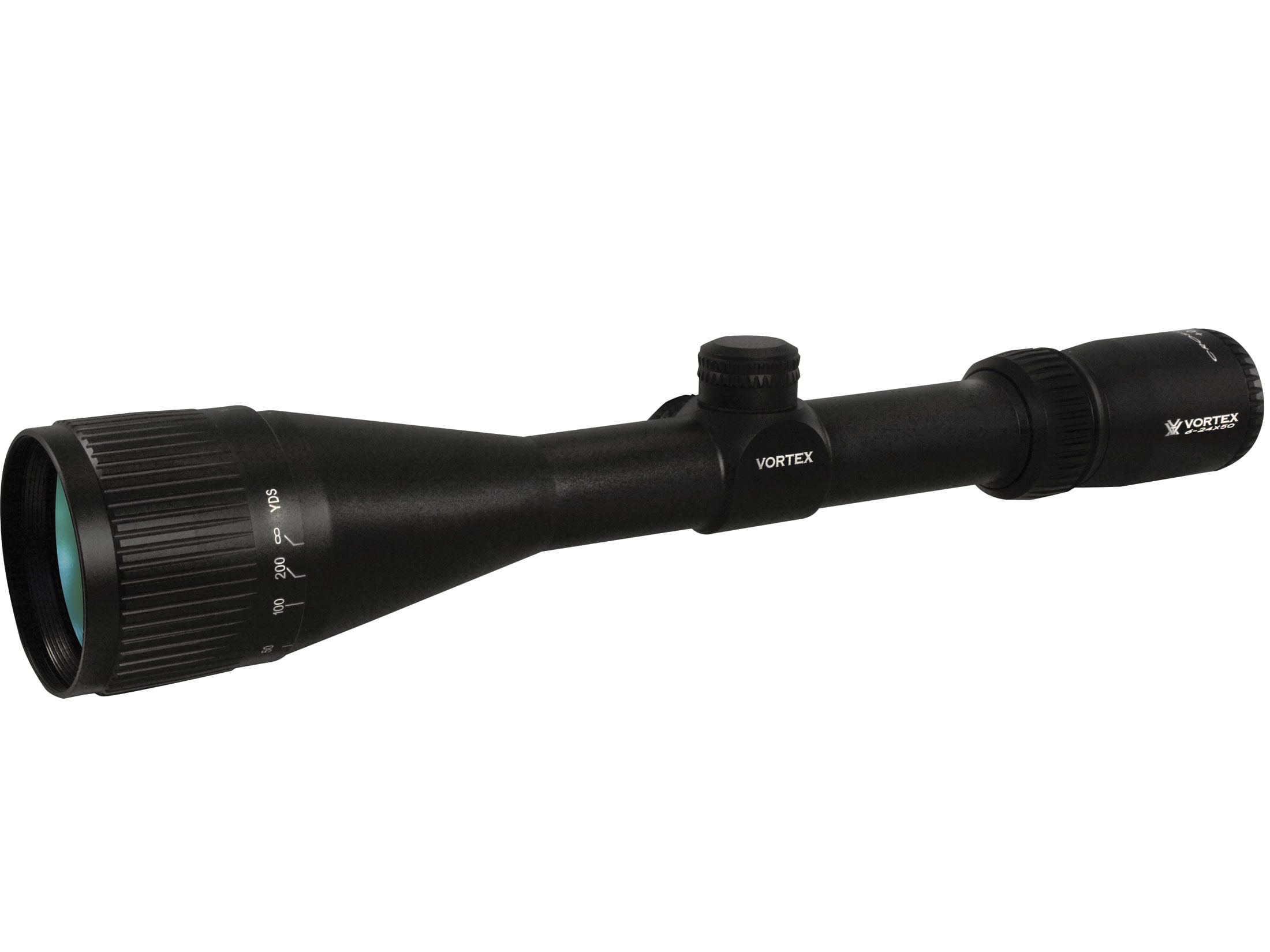 Vortex Optics Crossfire II Rifle Scope 6-24x 50mm Adjustable Objective Dead-Hold BDC Reticle Matte For Sale
