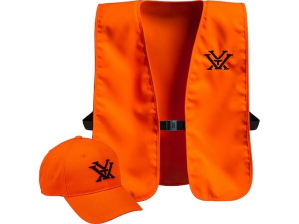 Vortex Optics Men’s Vest and Cap Combo Blaze One Size Fits Most For Sale