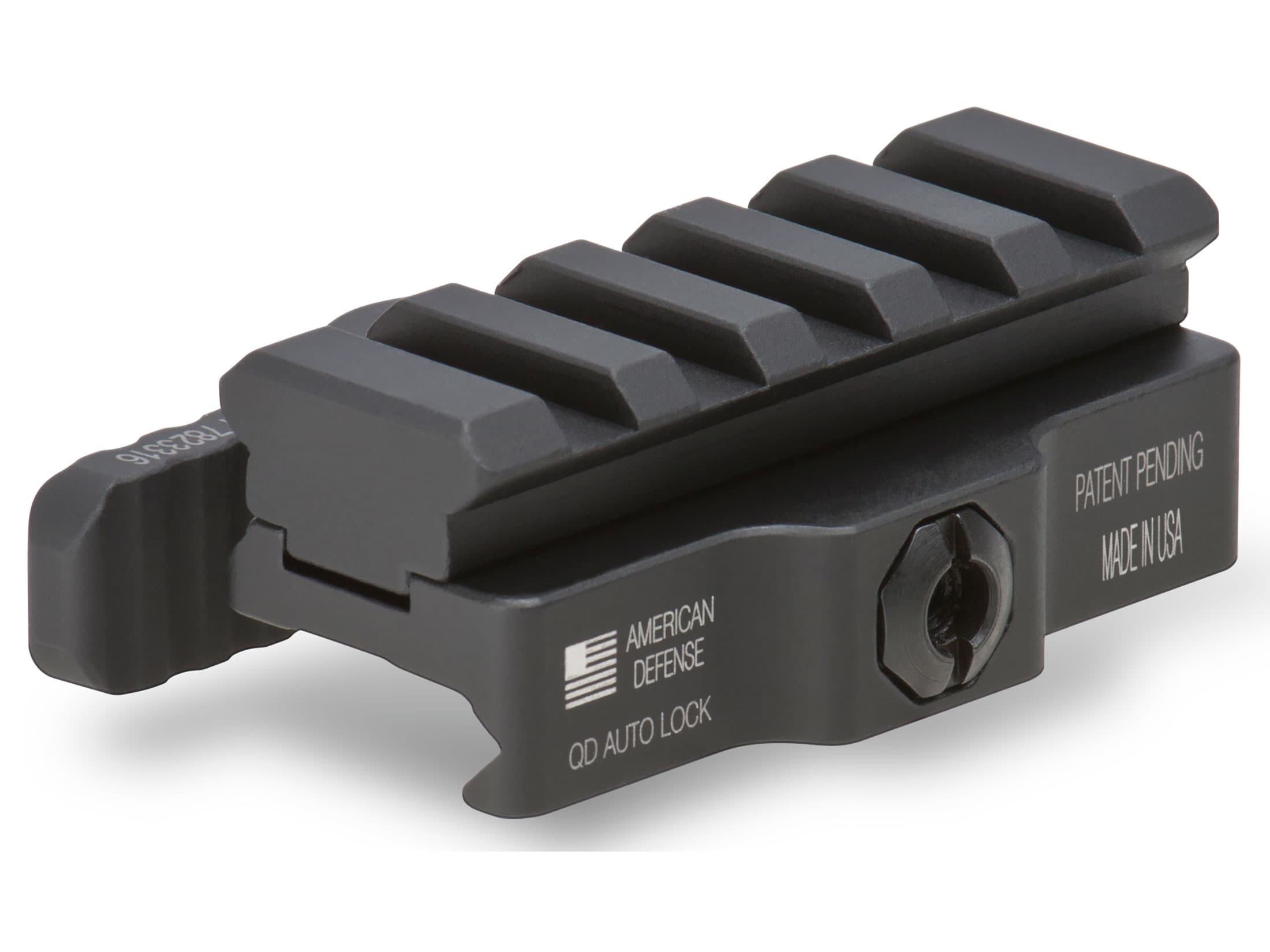 Vortex Optics Quick-Release Picatinny-Style AR-15 Flat-Top Razor Red Dot Mount Lower 1/3 Co-Witness Matte For Sale