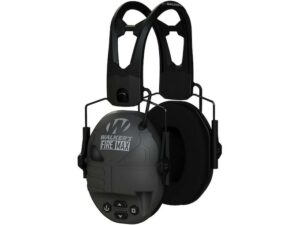 Walker’s FireMax Electronic Earmuffs with Rechargeable Battery (NRR 23dB) Black For Sale