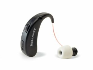 Walker’s Rechargeable Ultra Ear Behind the Ear Hearing Enhancer Black For Sale