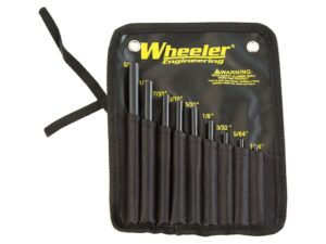 Wheeler Roll Pin Starter Punch Set 9-Piece Steel For Sale