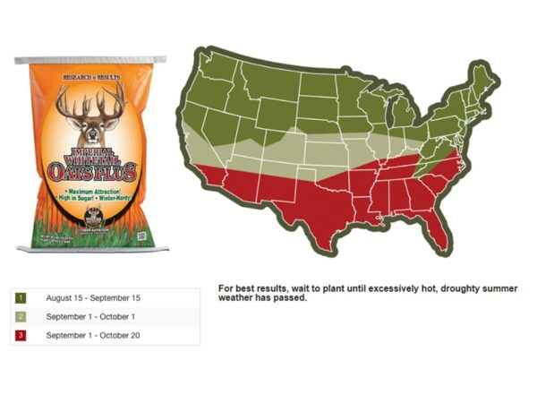 Whitetail Institute Whitetail Oats Plus Perennial Food Plot Seed 45lb For Sale