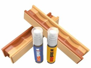 Wicked Edge 1/.5 Micron Diamond Emulsion & Leather Strops Pack of 2 For Sale